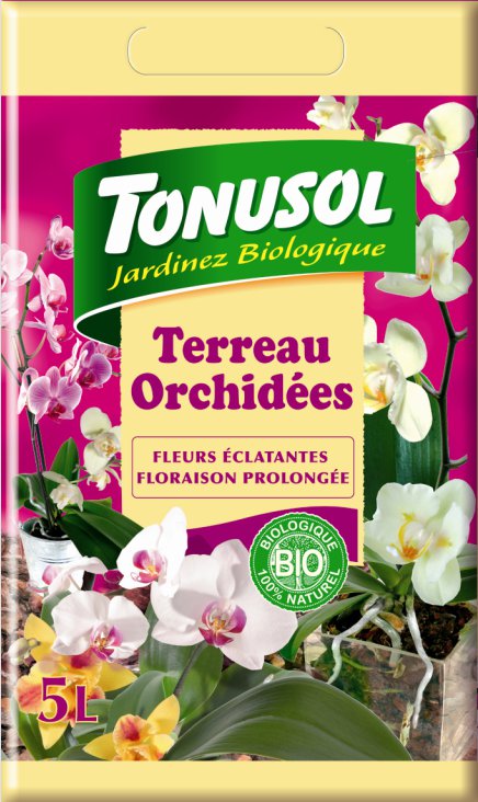 Terreau orchidées 5L - TONUSOL